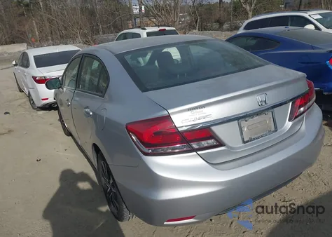 2015 Honda Civic Ex из США, поврежденный, VIN 19XFB2F87FE011784